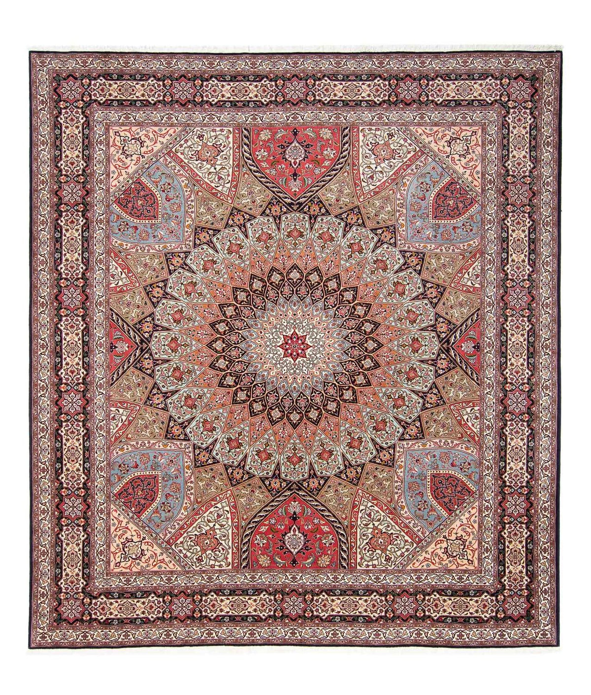 Tappeto Persero - Tabriz - Reale - 297 x 255 cm - multicolore