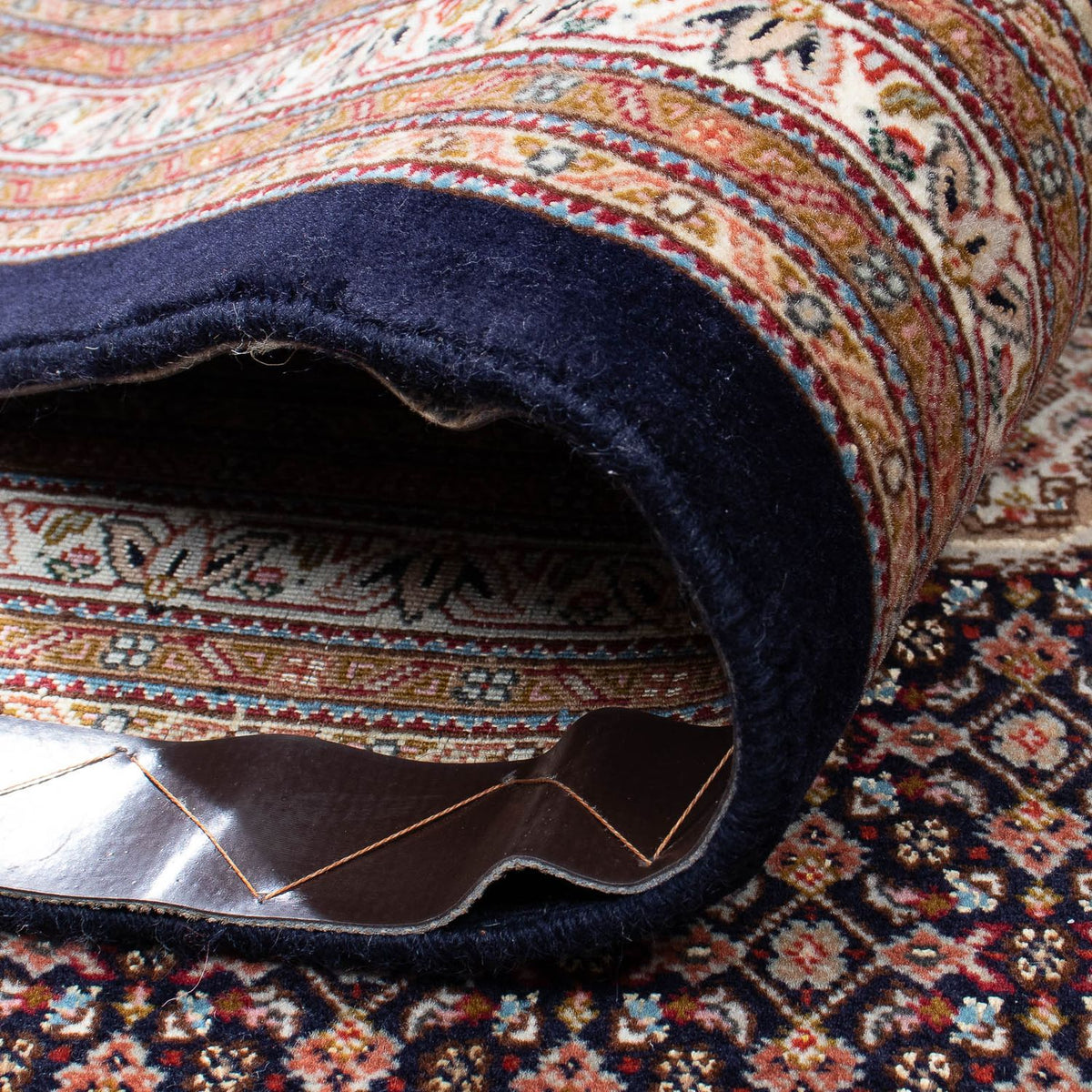 Tappeto Persero - Tabriz quadrato  - 310 x 302 cm - marrone scuro