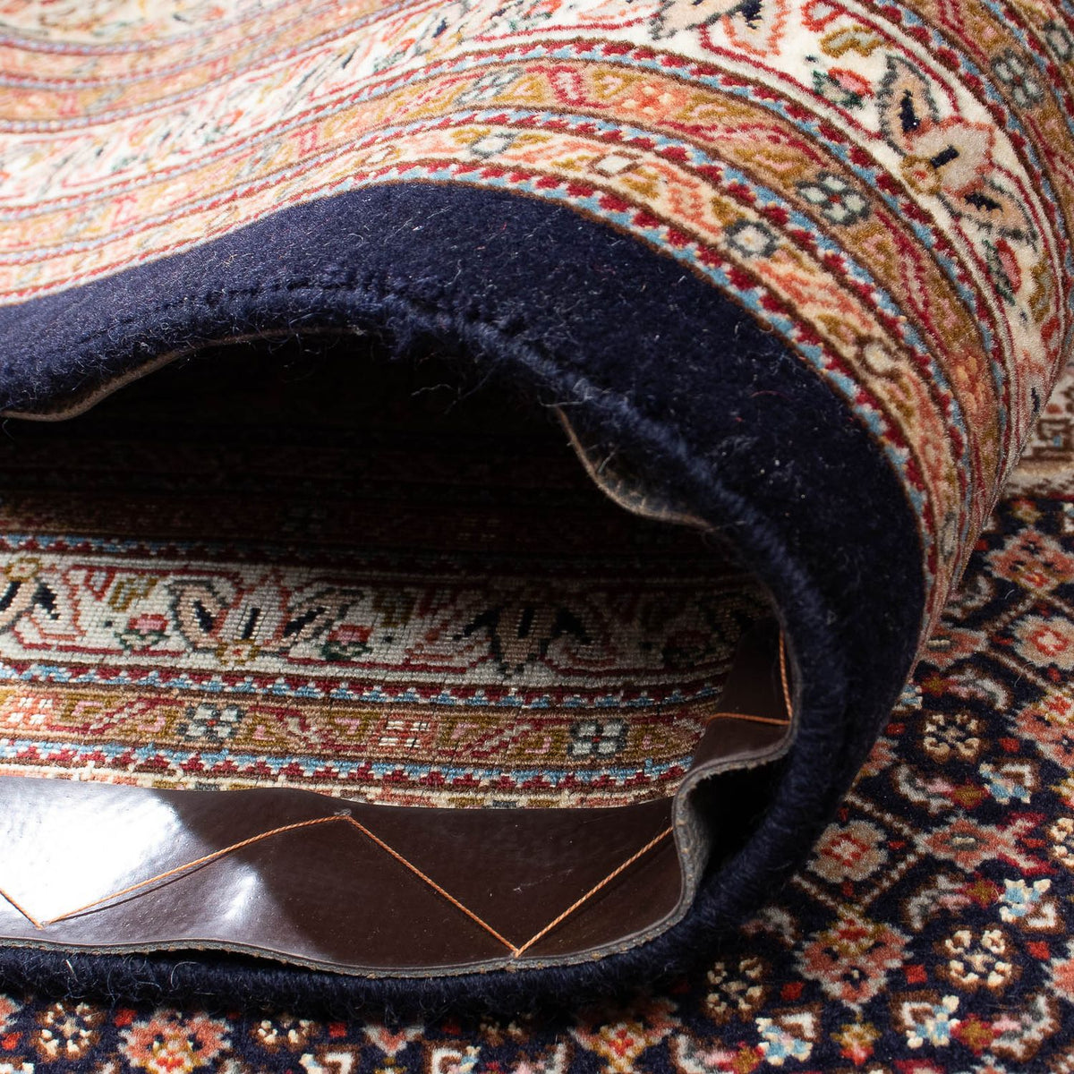 Tappeto Persero - Tabriz quadrato - 310 x 302 cm - marrone scuro