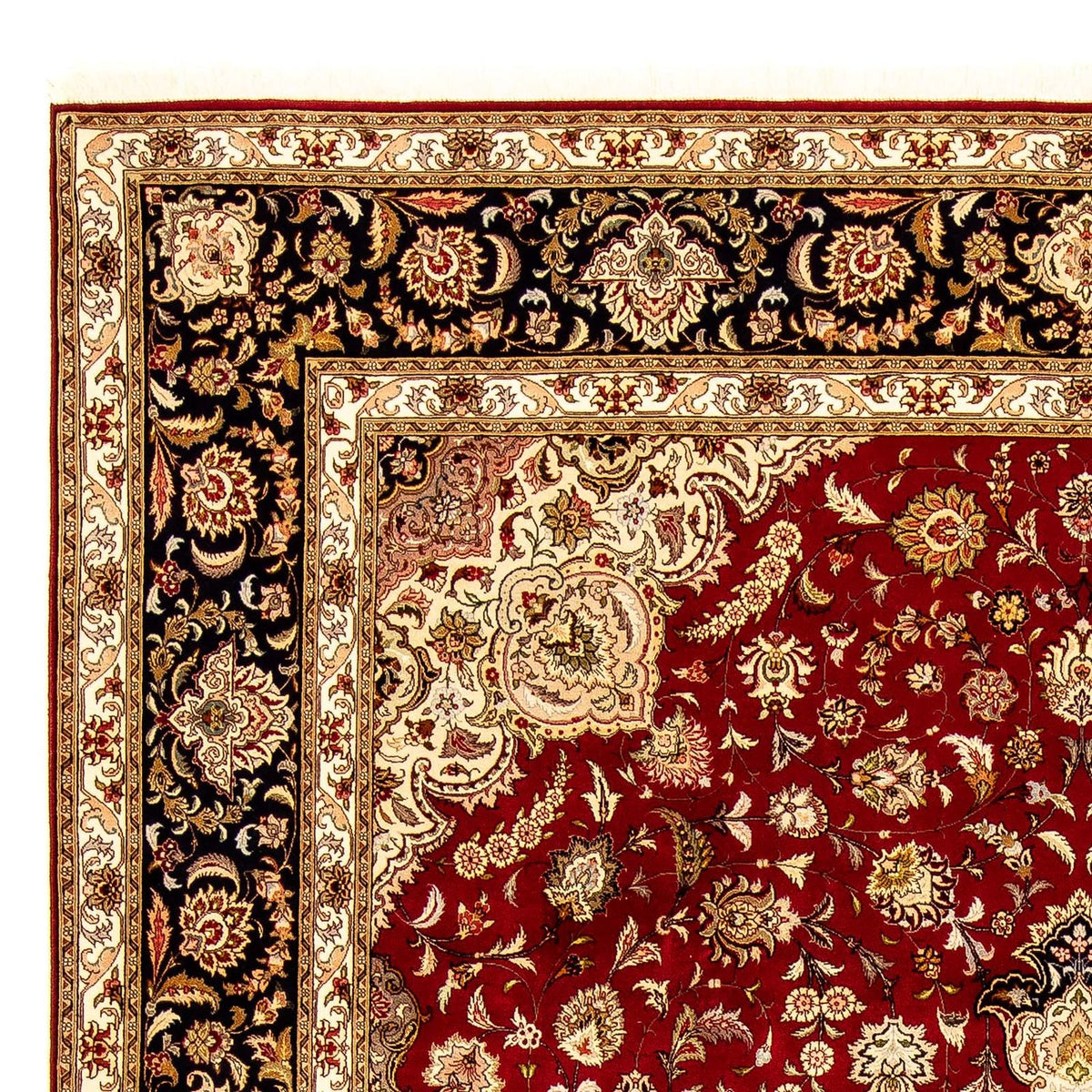 Tappeto Persero - Tabriz - Reale - 353 x 254 cm - rosso scuro