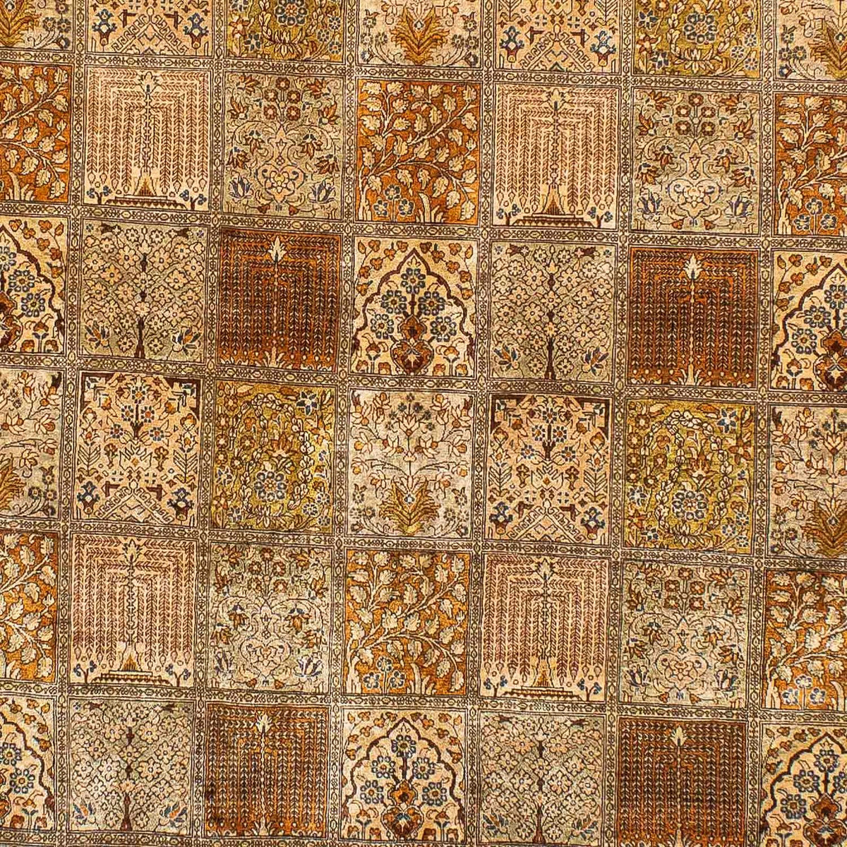 Tappeto di seta - Ghom seta - Premio - 200 x 132 cm - multicolore