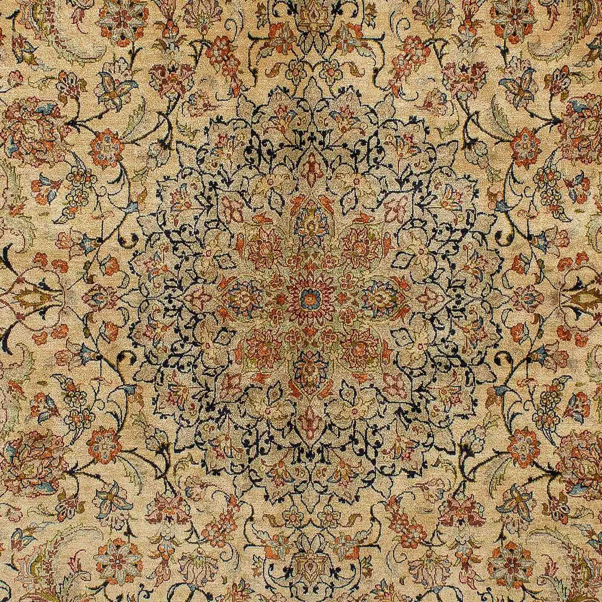 Tappeto Persero - Ghom - 204 x 129 cm - marrone chiaro