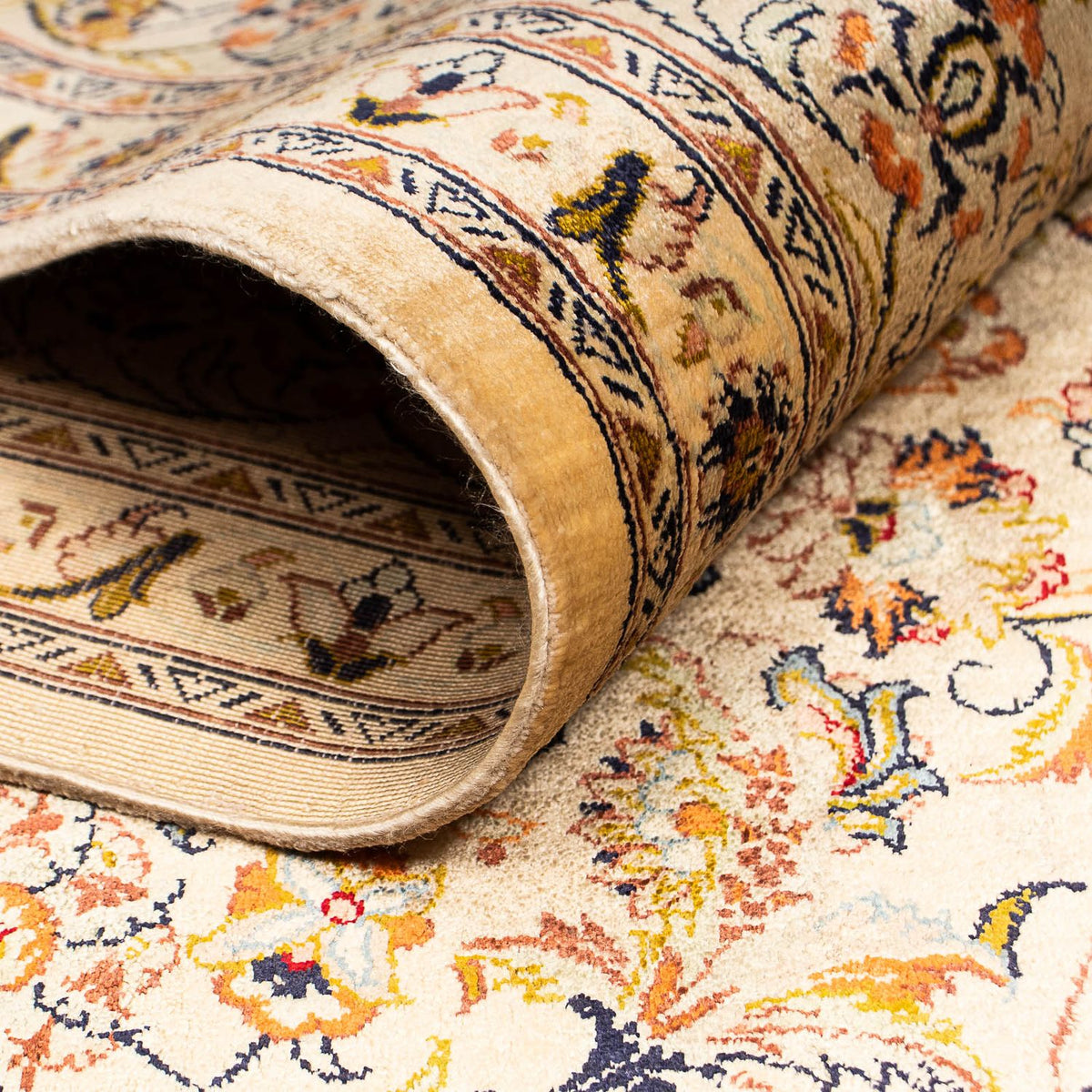 Tappeto Persero - Ghom - 204 x 129 cm - marrone chiaro