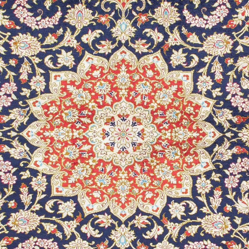 Tappeto Persero - Ghom - 153 x 100 cm - blu scuro