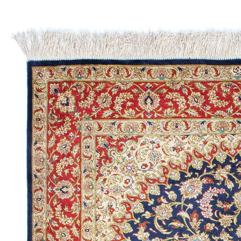 Tappeto Persero - Ghom - 153 x 100 cm - blu scuro