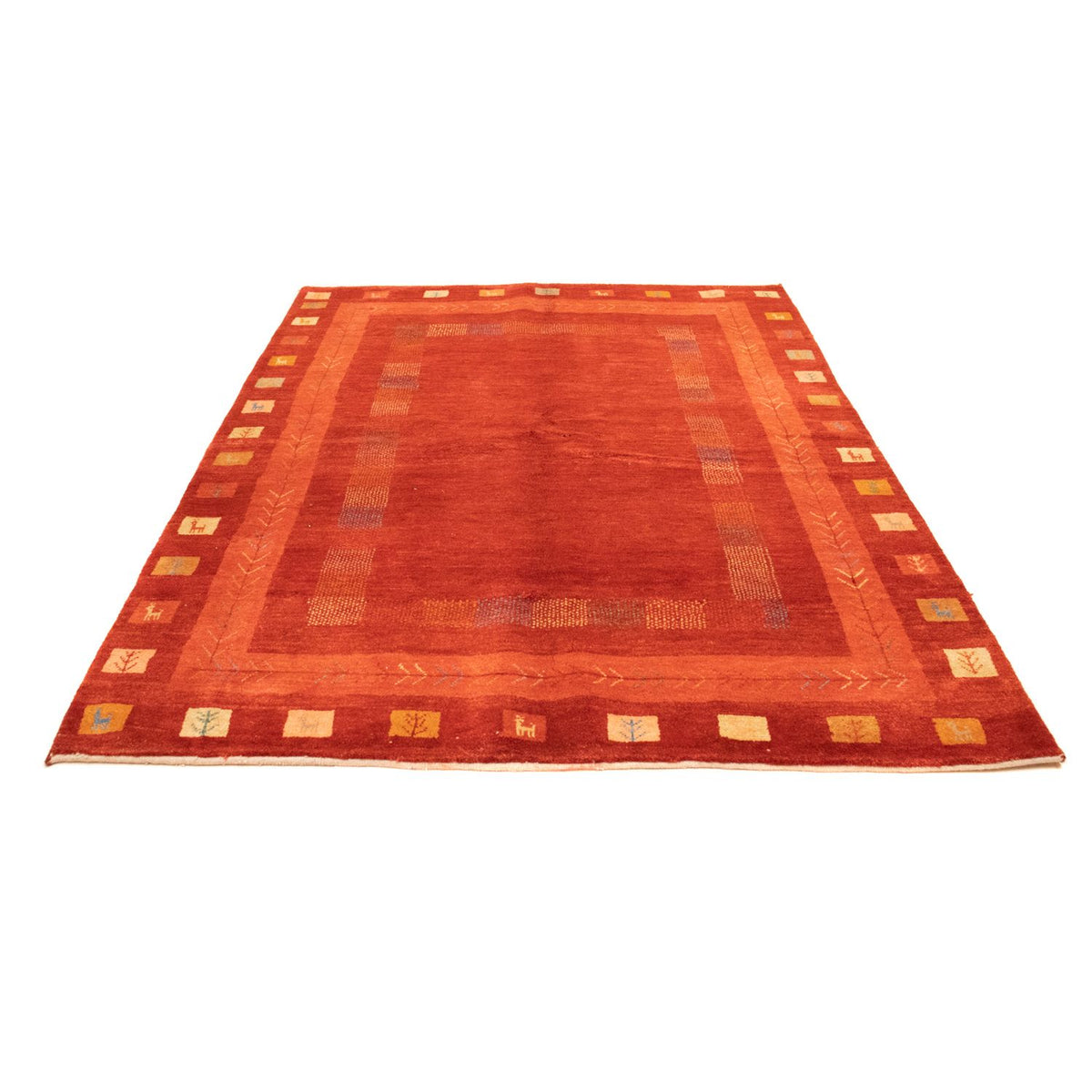 Tappeto Gabbeh - Persero - 228 x 172 cm - ruggine