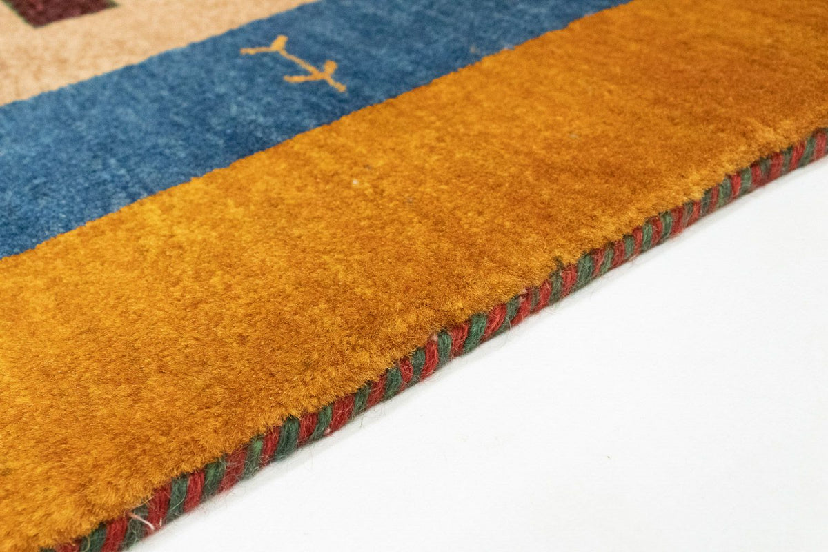 Tappeto Gabbeh - Loribaft Persero - 150 x 104 cm - oro