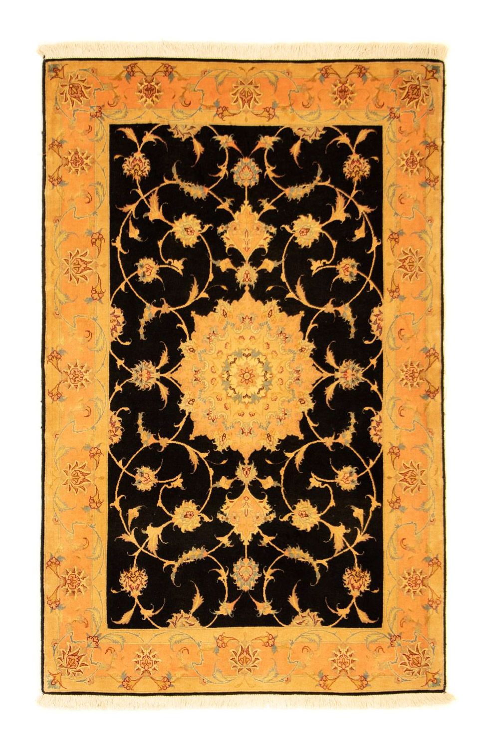 Tappeto Persero - Tabriz - Reale - 160 x 100 cm - nero