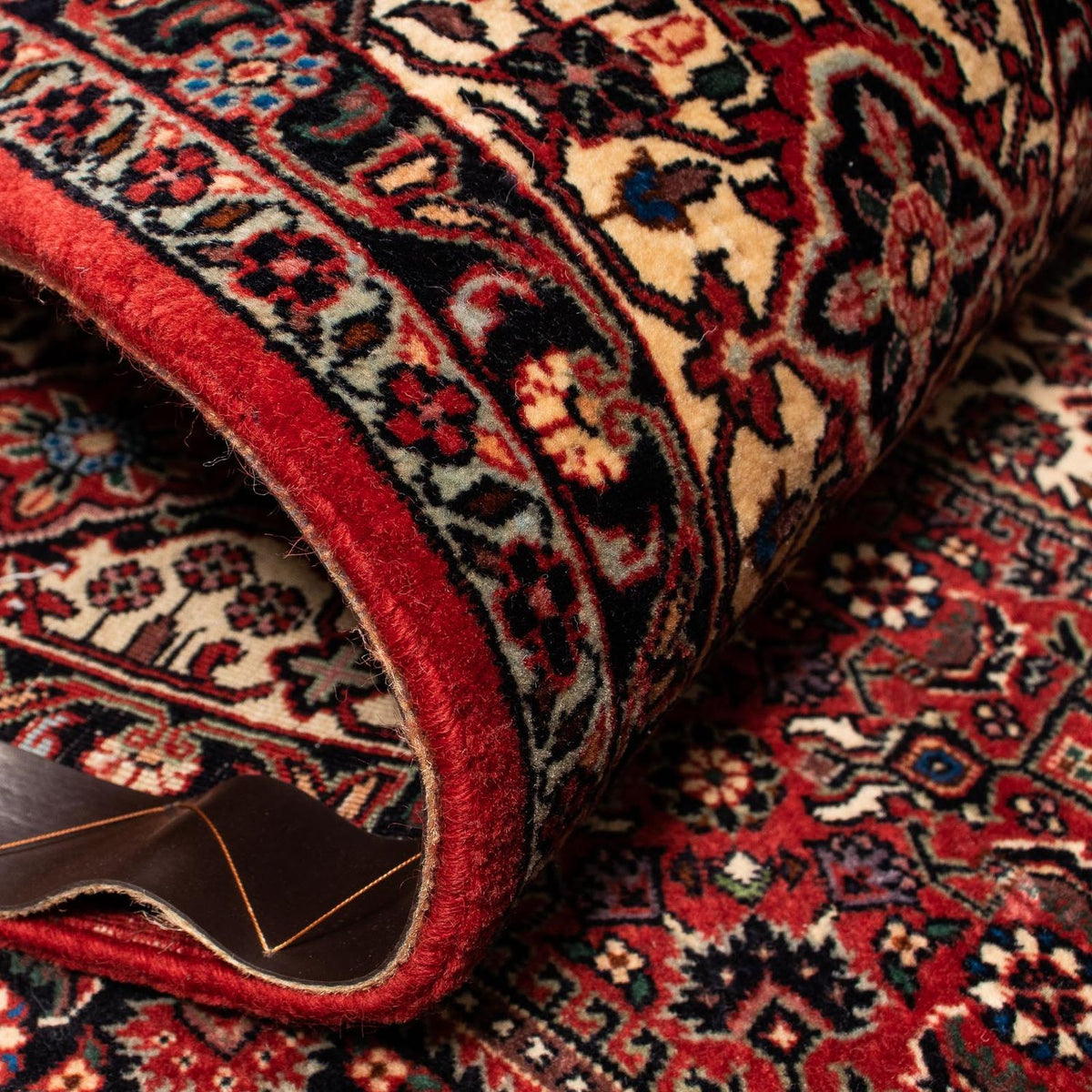 Tappeto Persero - Bidjar - 248 x 200 cm - rosso scuro