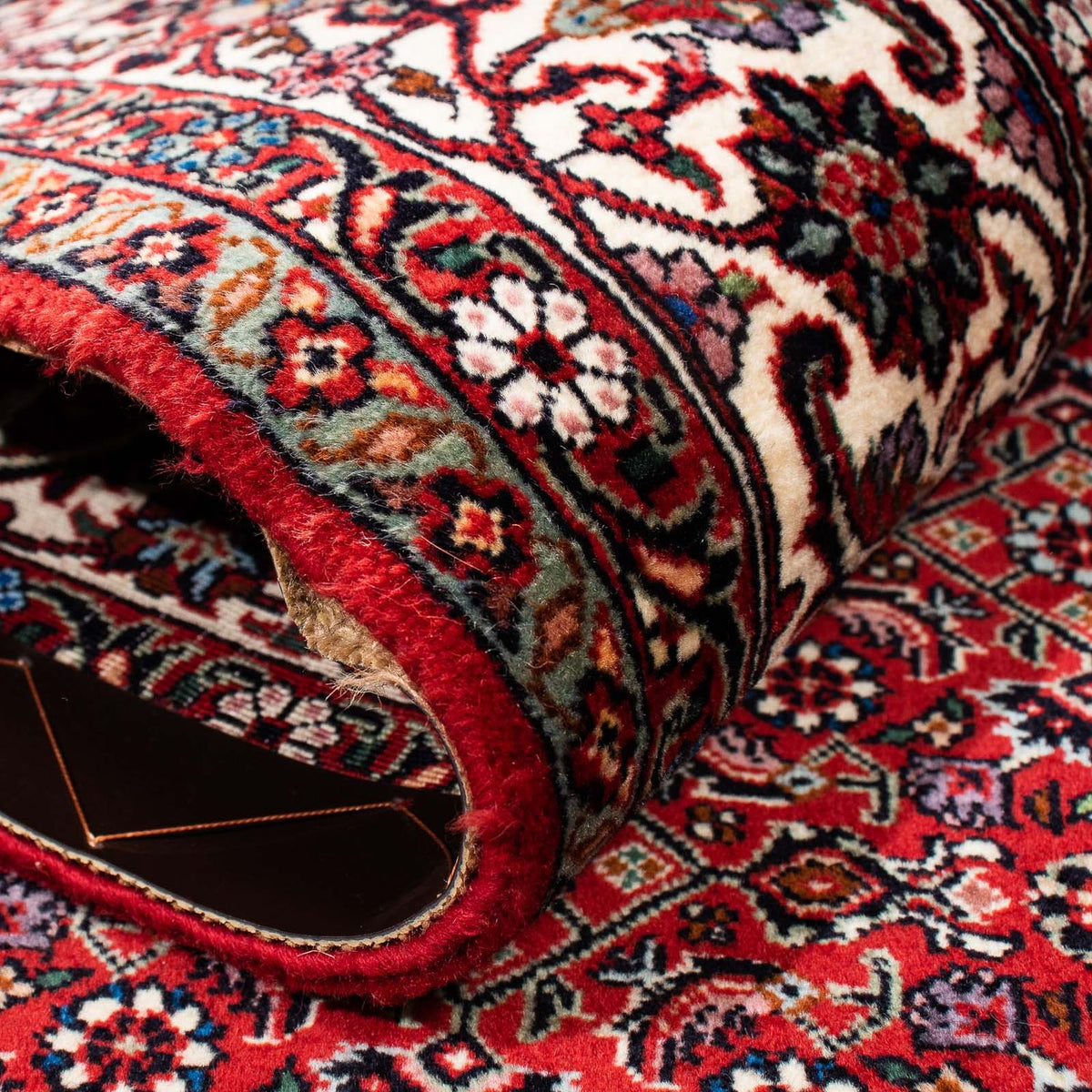 Tappeto Persero - Bidjar - 246 x 171 cm - rosso scuro