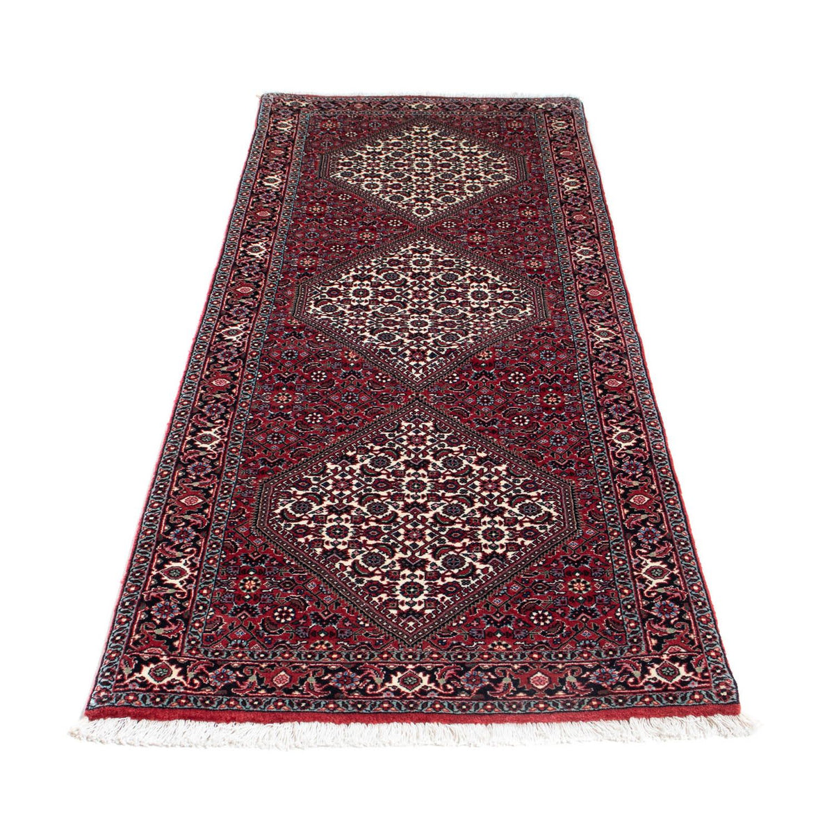 Tappeto corsia Tappeto Persero - Bidjar - 205 x 74 cm - rosso scuro