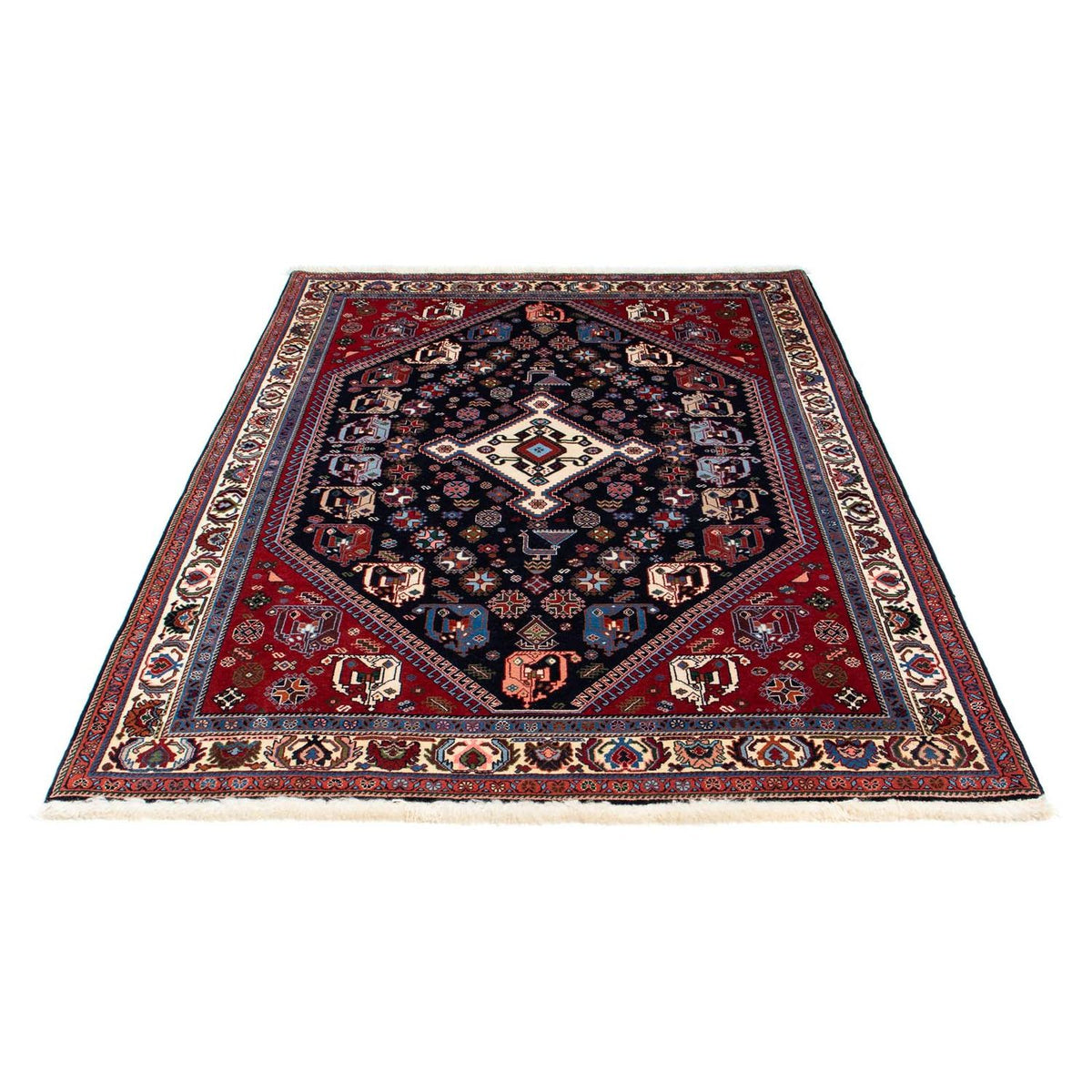 Tappeto Gabbeh - Kashkuli Persero - 212 x 143 cm - blu scuro