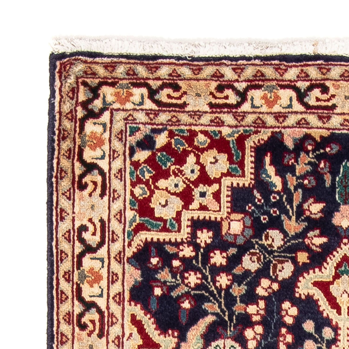 Tappeto Persero - Tabriz - 134 x 86 cm - blu scuro