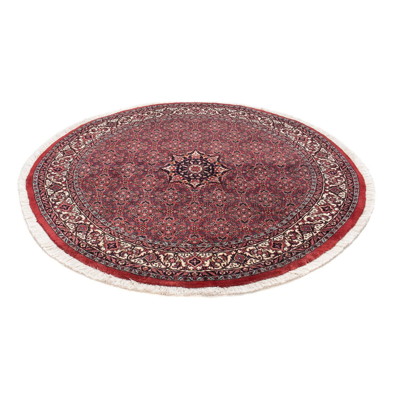 Tappeto Persero - Bidjar rotondo  - 150 x 150 cm - rosso scuro