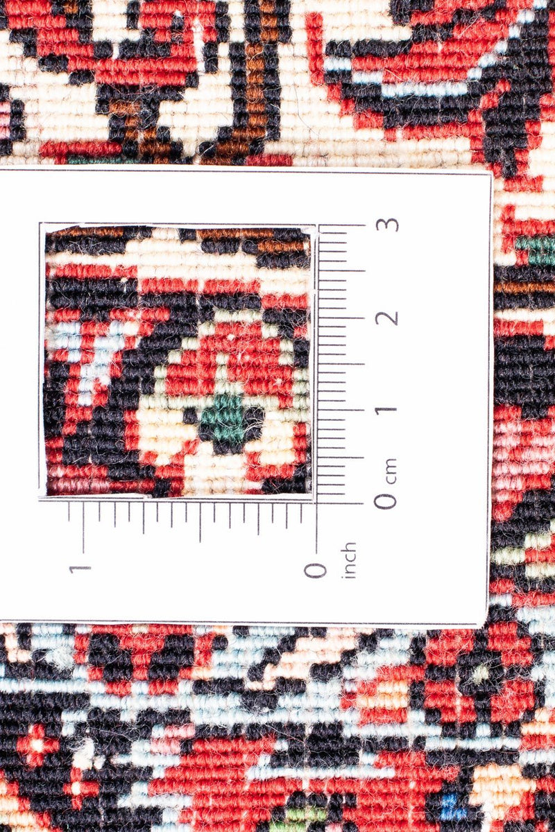 Tappeto Persero - Bidjar rotondo  - 150 x 150 cm - rosso scuro