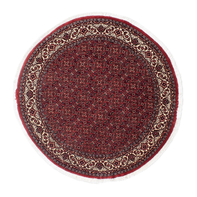 Tappeto Persero - Bidjar rotondo  - 150 x 150 cm - rosso scuro