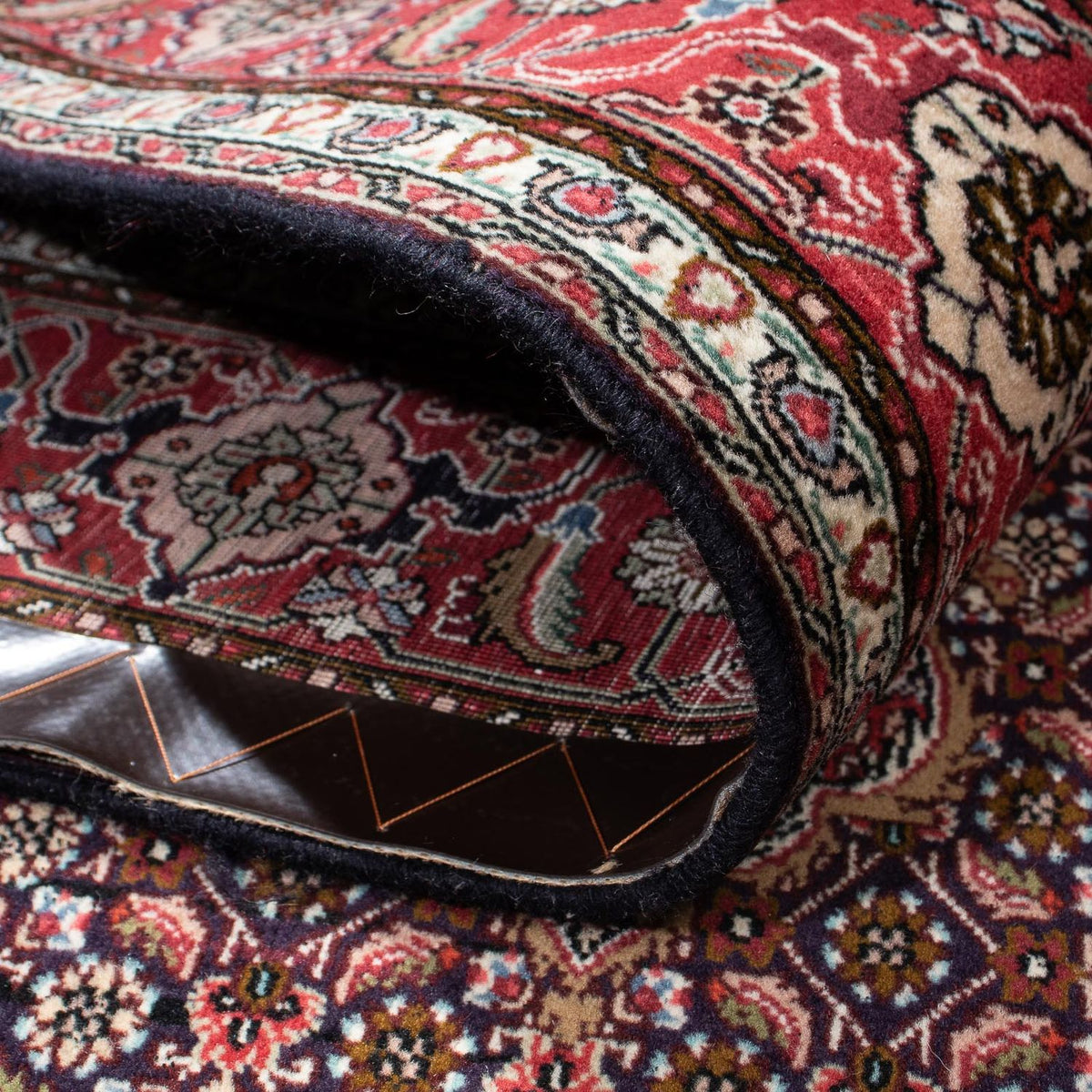 Tappeto Persero - Tabriz - 208 x 146 cm - blu scuro