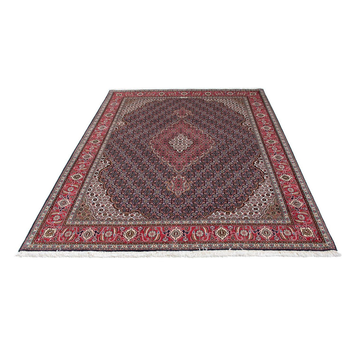 Tappeto Persero - Tabriz - 208 x 146 cm - blu scuro