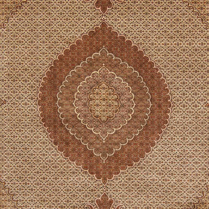 Tappeto Persero - Tabriz - 387 x 305 cm - marrone chiaro
