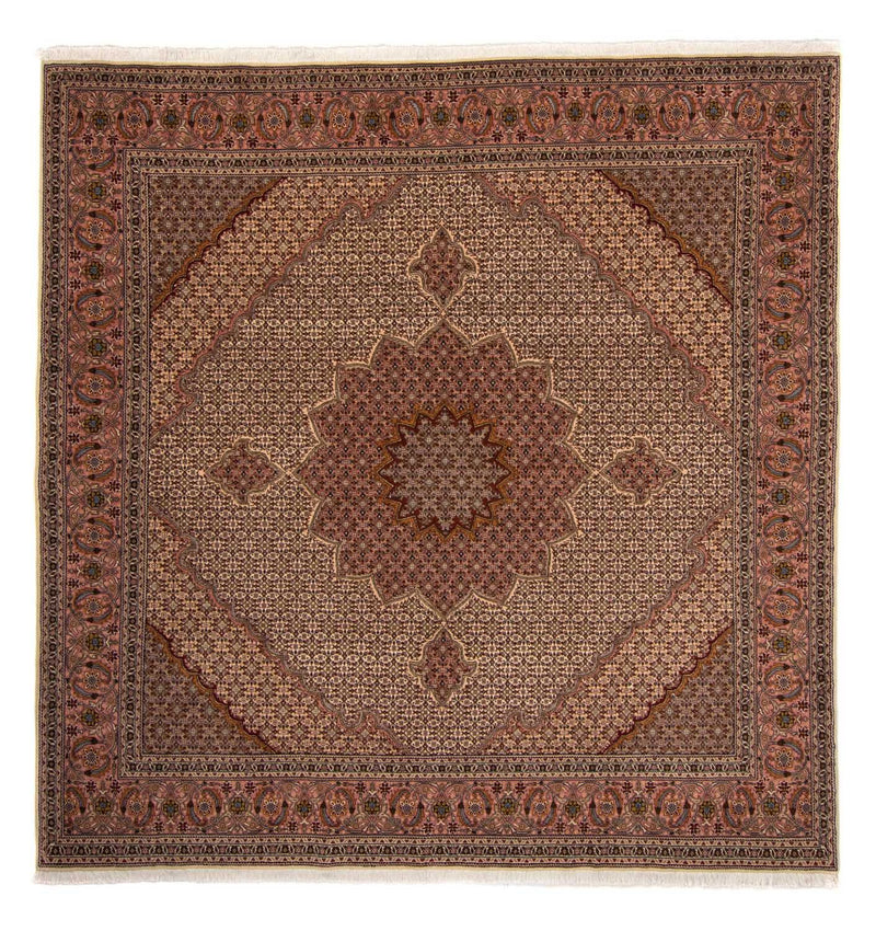 Tappeto Persero - Tabriz - Reale - 260 x 248 cm - marrone