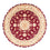 Tappeto Persero - Tabriz - Reale rotondo  - 150 x 150 cm - rosso scuro