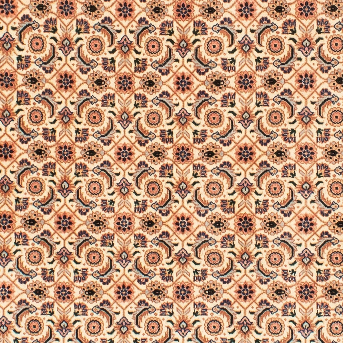 Tappeto Persero - Tabriz - Reale rotondo  - 150 x 150 cm - marrone chiaro