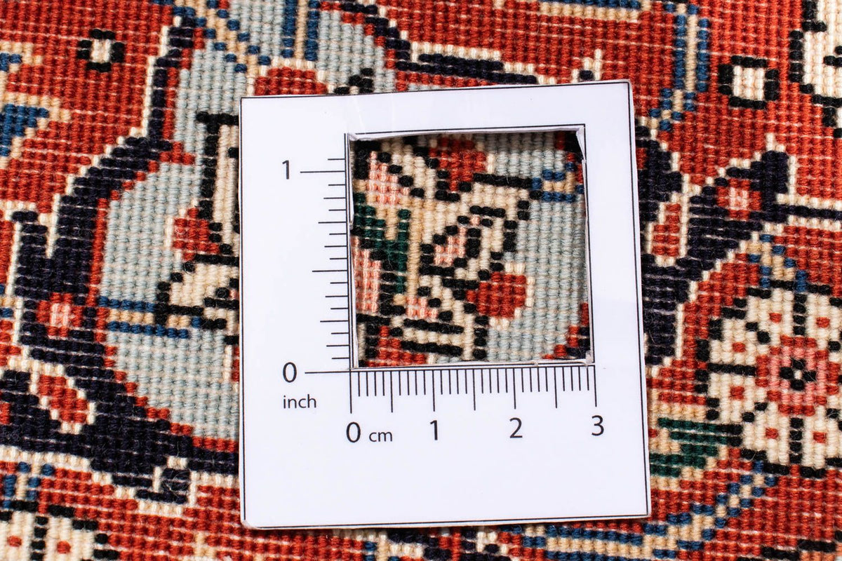 Tappeto Persero - Tabriz - Reale rotondo  - 150 x 150 cm - marrone chiaro