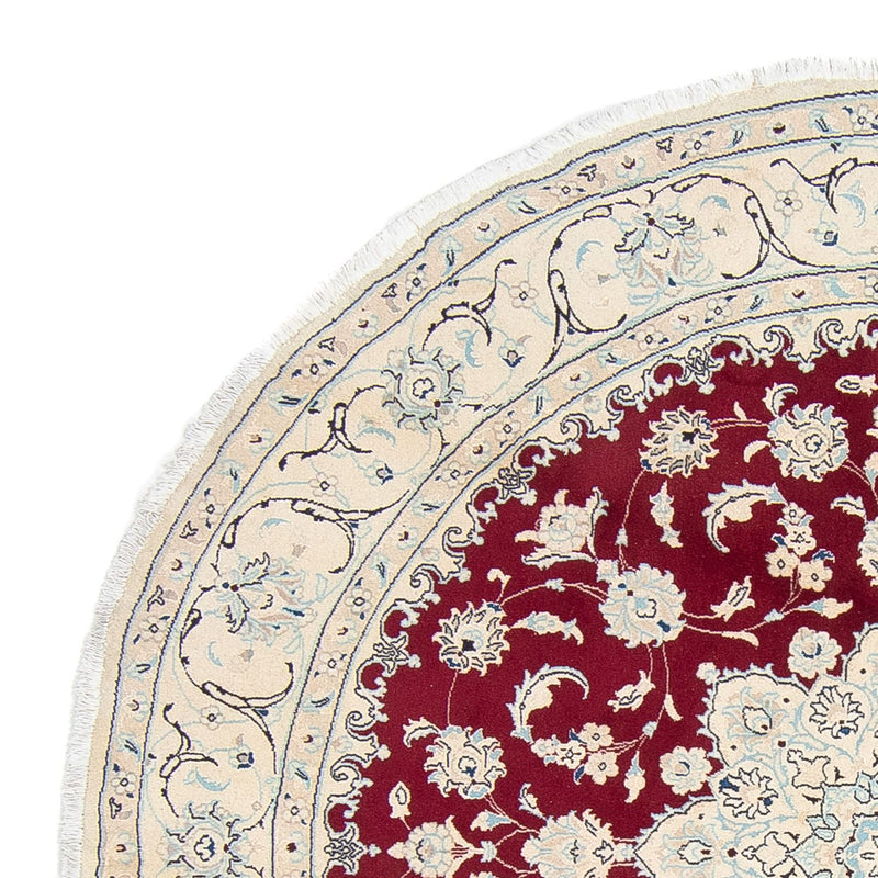 Tappeto Persero - Nain rotondo  - 246 x 246 cm - rosso scuro