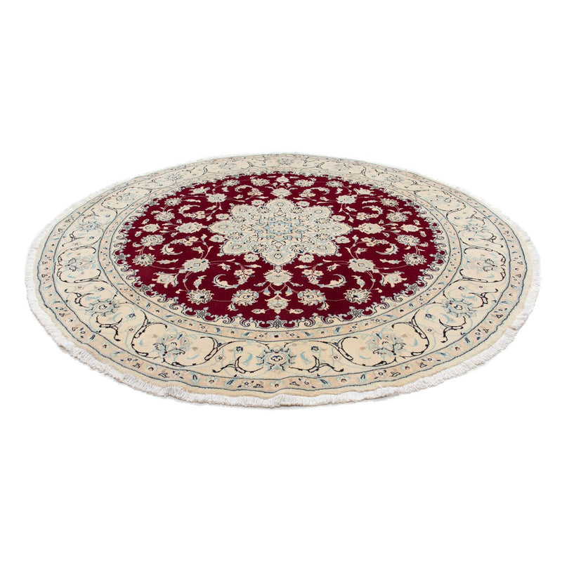 Tappeto Persero - Nain rotondo  - 246 x 246 cm - rosso scuro