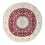 Tappeto Persero - Nain rotondo - 302 x 302 cm - rosso scuro