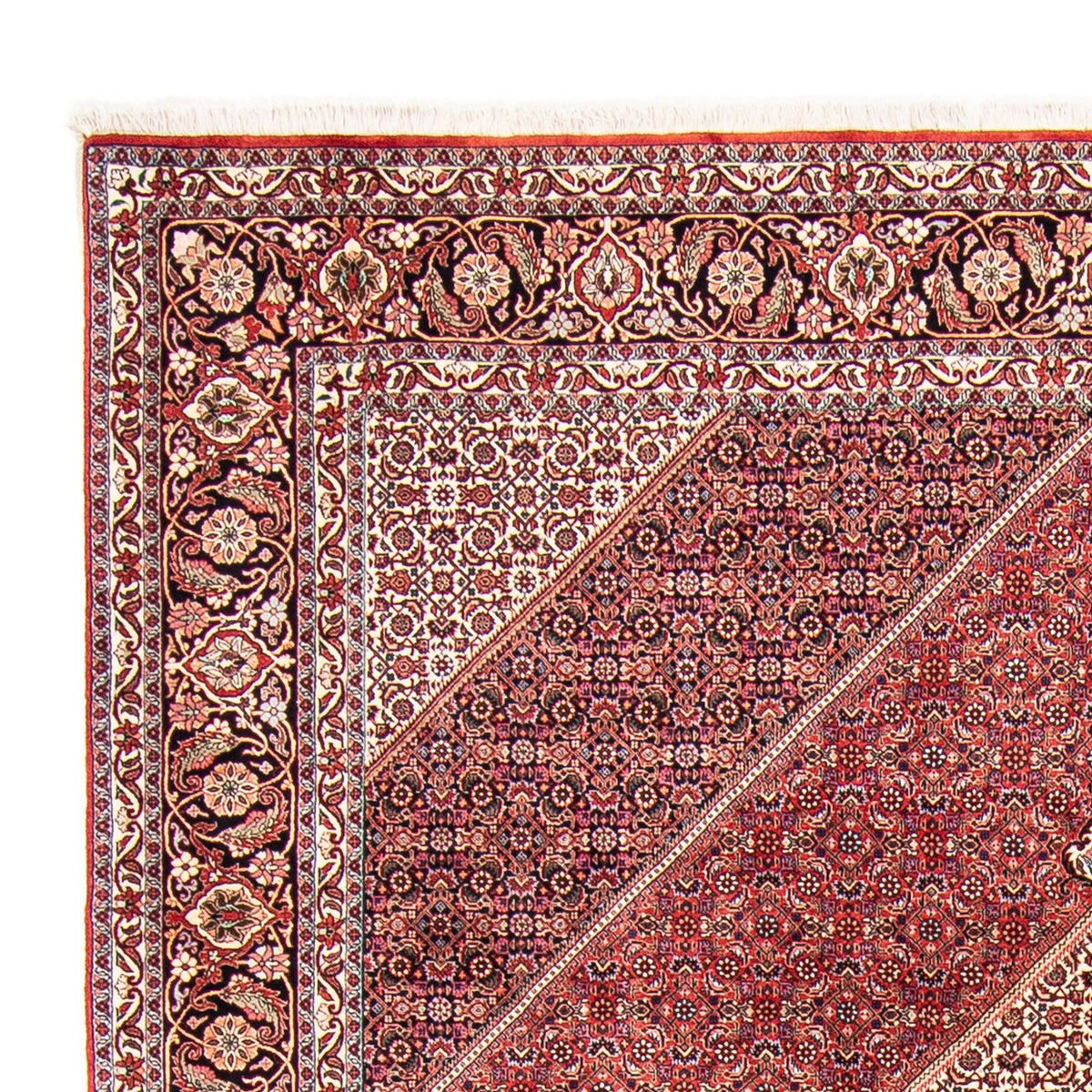 Tappeto Persero - Bidjar - 358 x 253 cm - rosso scuro