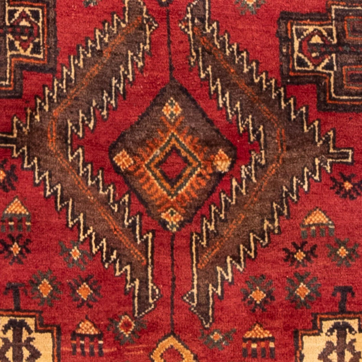 Tappeto corsia Tappeto Belutsch - 237 x 103 cm - rosso