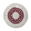 Tappeto Persero - Nain rotondo - 297 x 297 cm - rosso scuro