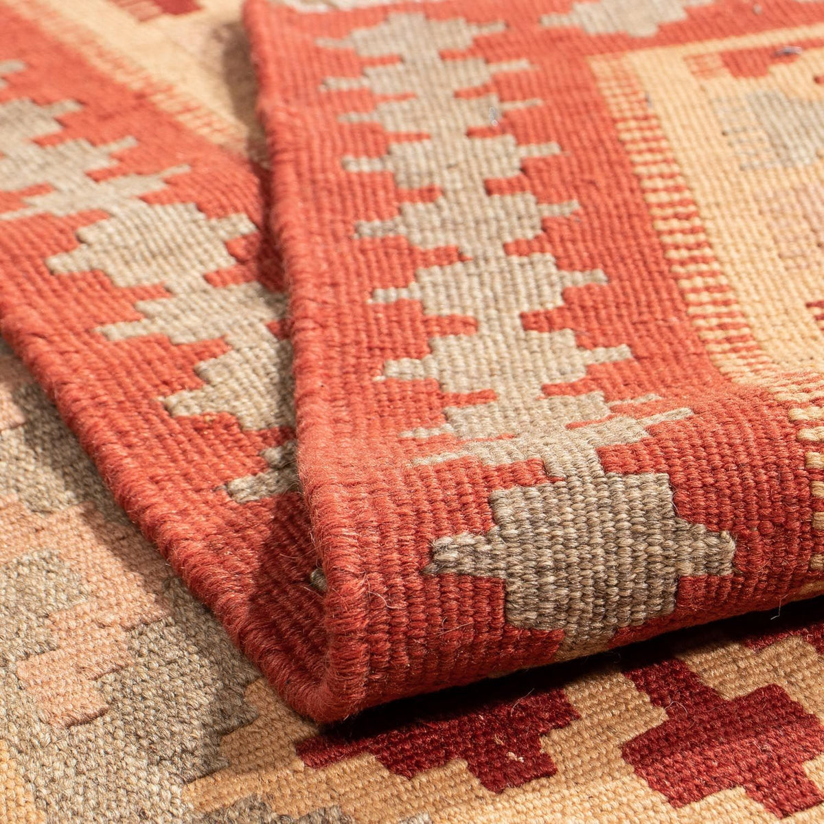 Tappeto Kelim - Orientale quadrato - 165 x 161 cm - rosso scuro