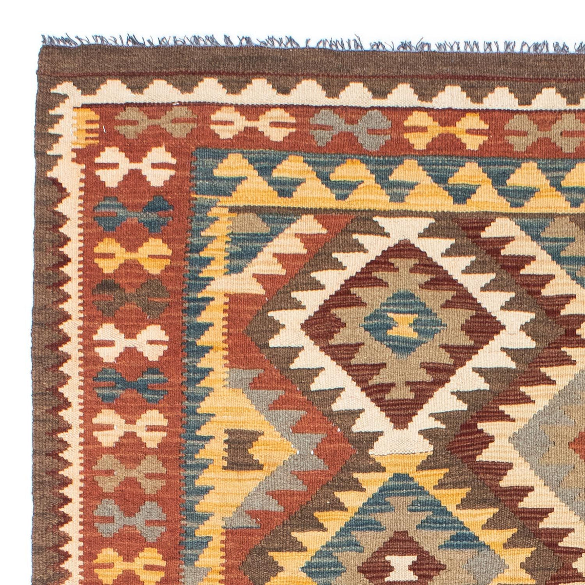 Tappeto Kelim - Orientale - 210 x 150 cm - marrone chiaro