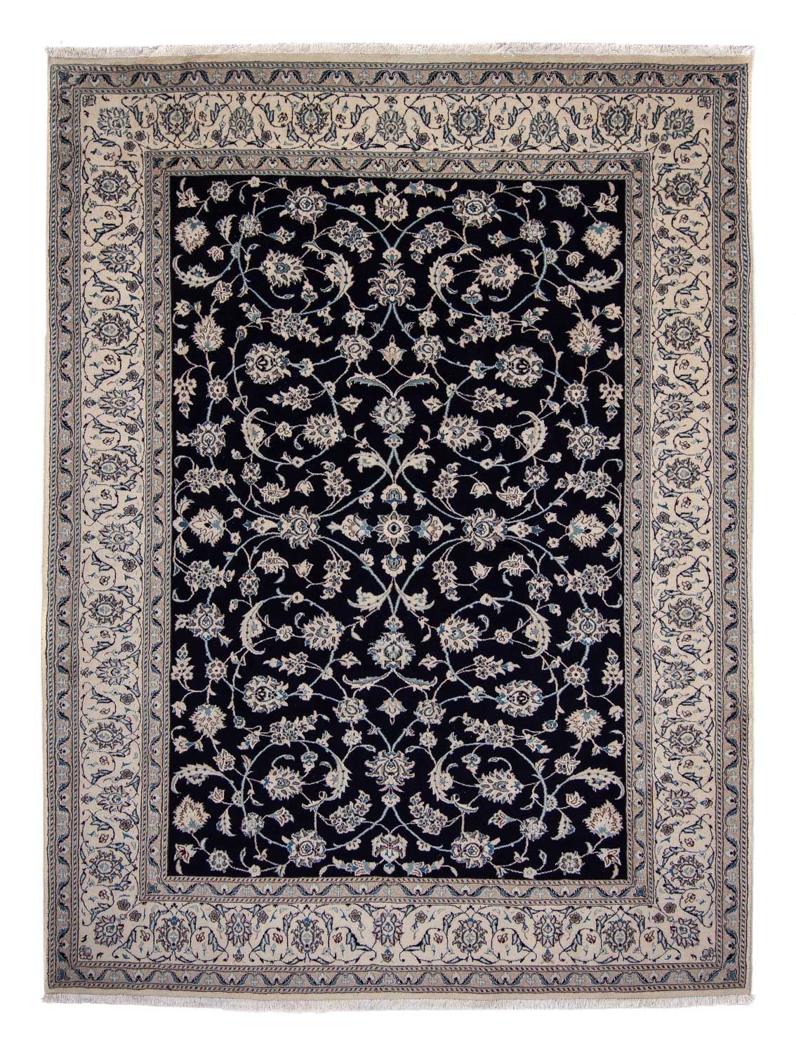Tappeto Persero - Nain - 338 x 245 cm - blu scuro