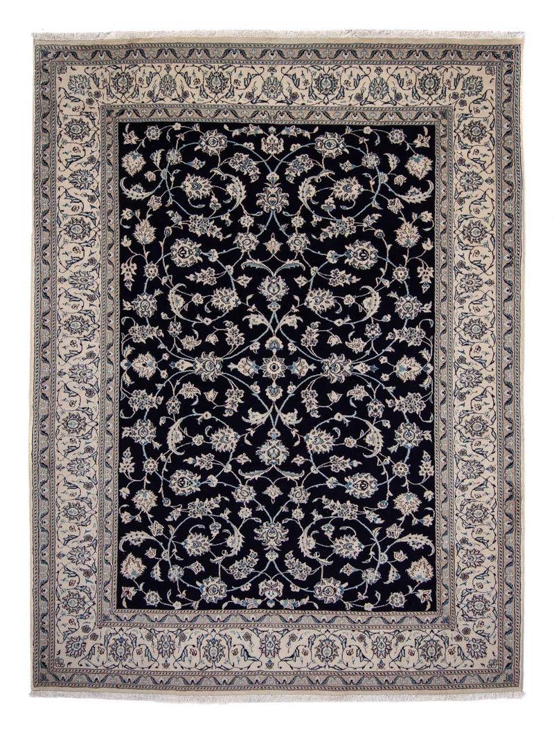 Tappeto Persero - Nain - 338 x 245 cm - blu scuro