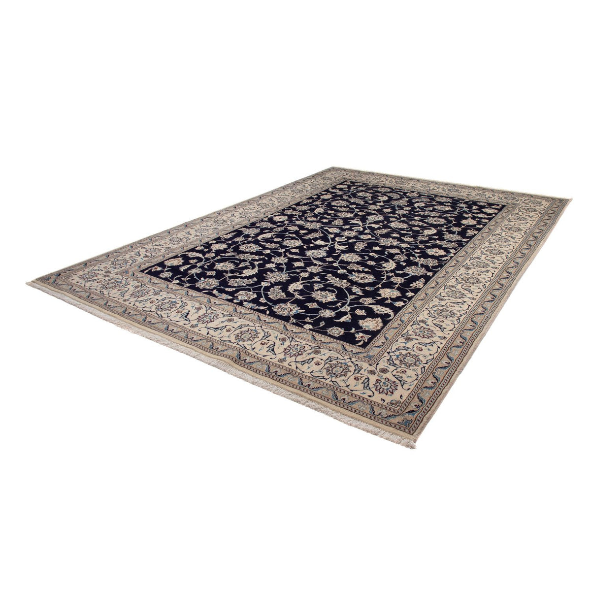 Tappeto Persero - Nain - 338 x 245 cm - blu scuro