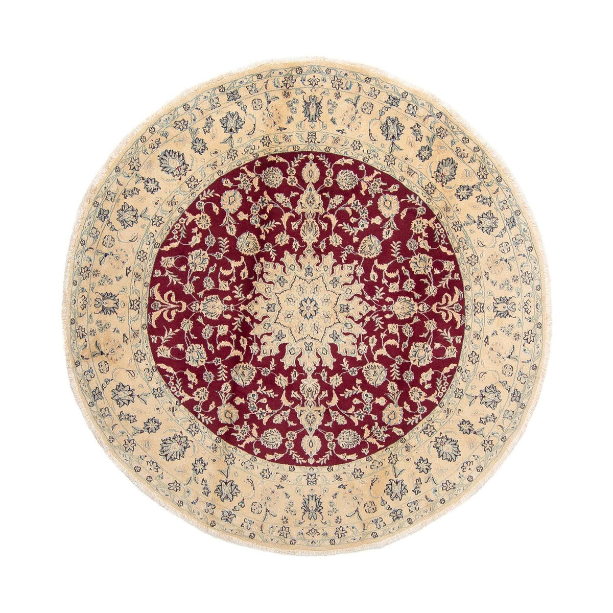 Tappeto Persero - Nain rotondo - 245 x 245 cm - rosso scuro