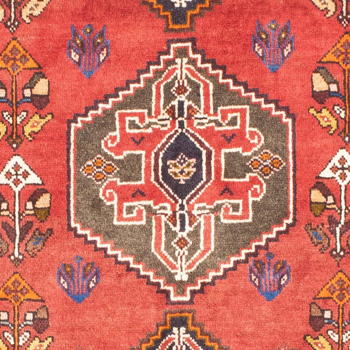 Tappeto corsia Tappeto Persero - Nomade - 164 x 80 cm - rosso scuro
