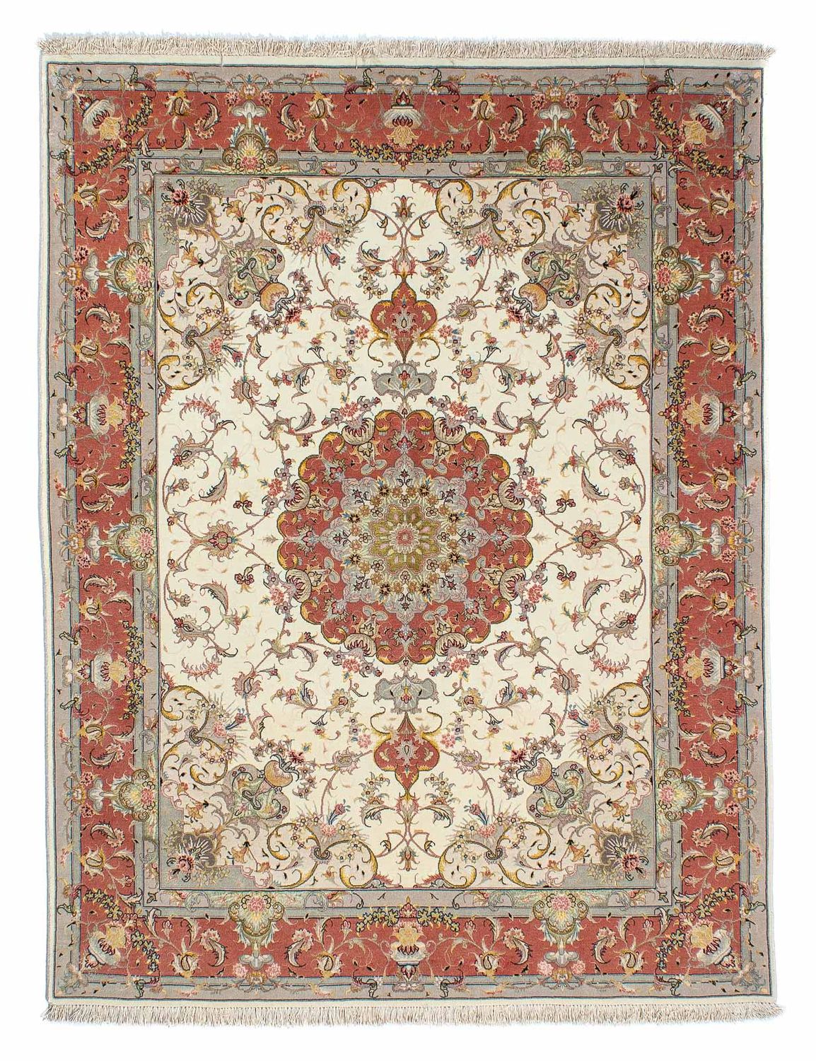 Tappeto Persero - Tabriz - Reale - 198 x 150 cm - beige