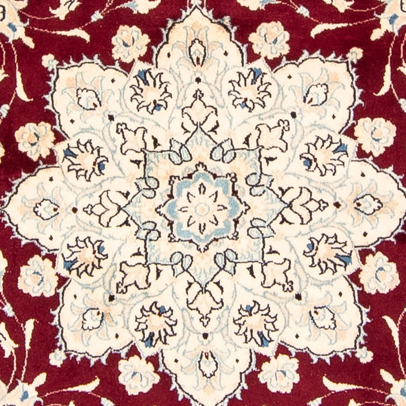 Tappeto Persero - Nain rotondo  - 245 x 245 cm - rosso scuro
