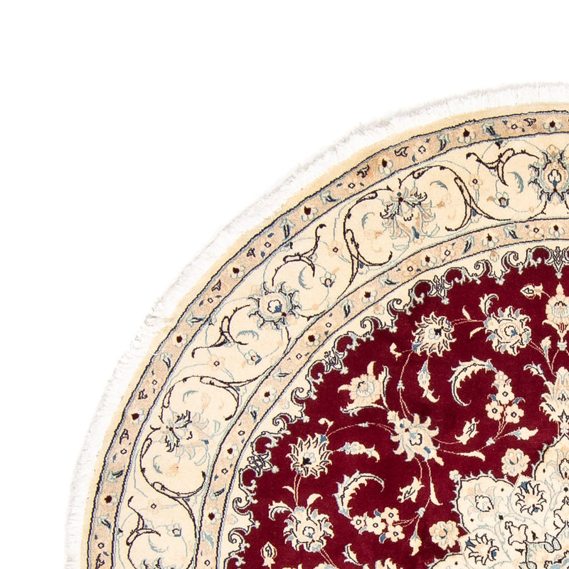 Tappeto Persero - Nain rotondo  - 245 x 245 cm - rosso scuro