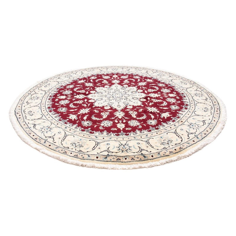 Tappeto Persero - Nain rotondo  - 245 x 245 cm - rosso scuro