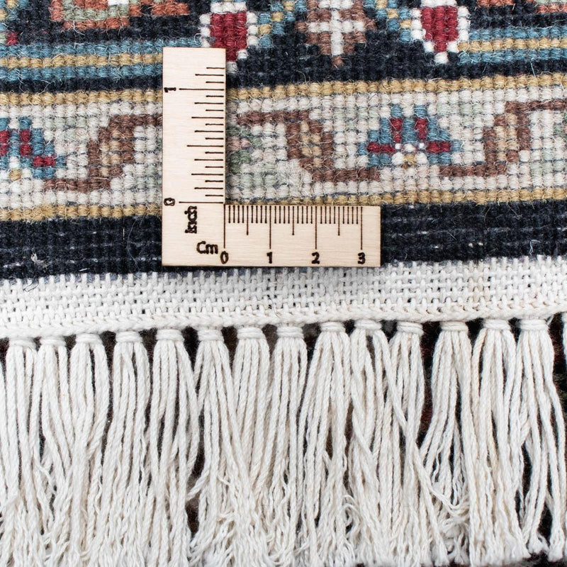 Tappeto corsia Tappeto Persero - Tabriz - 196 x 73 cm - blu scuro