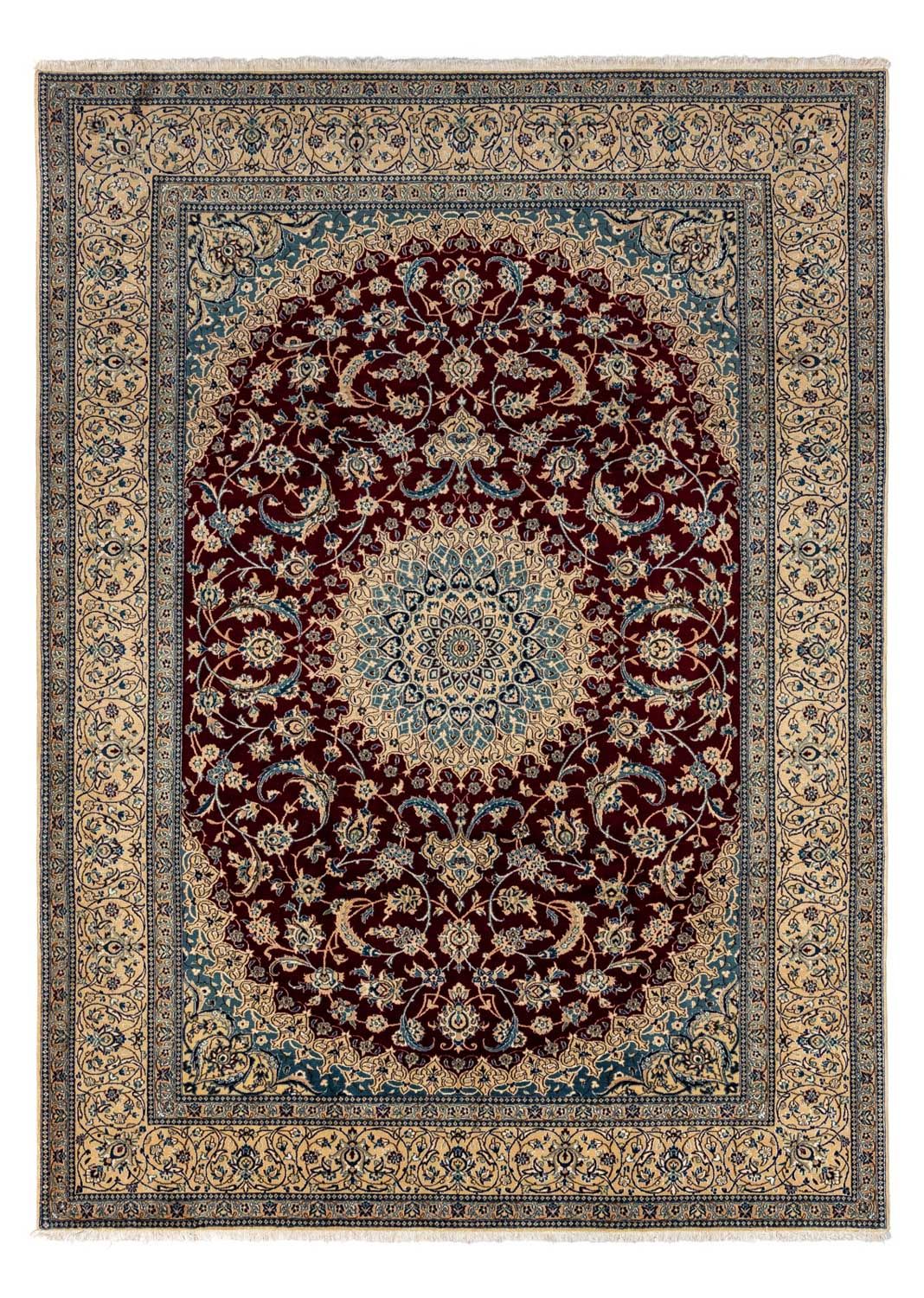Tappeto Persero - Nain - Reale - 344 x 245 cm - rosso scuro