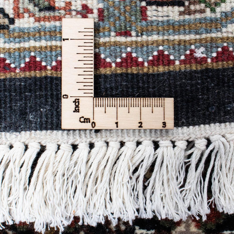 Tappeto corsia Tappeto Persero - Tabriz - 401 x 82 cm - blu scuro