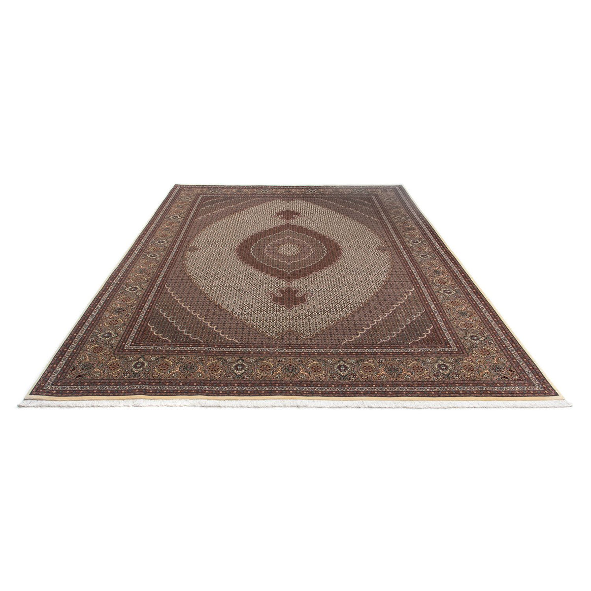 Tappeto Persero - Tabriz - 348 x 255 cm - marrone