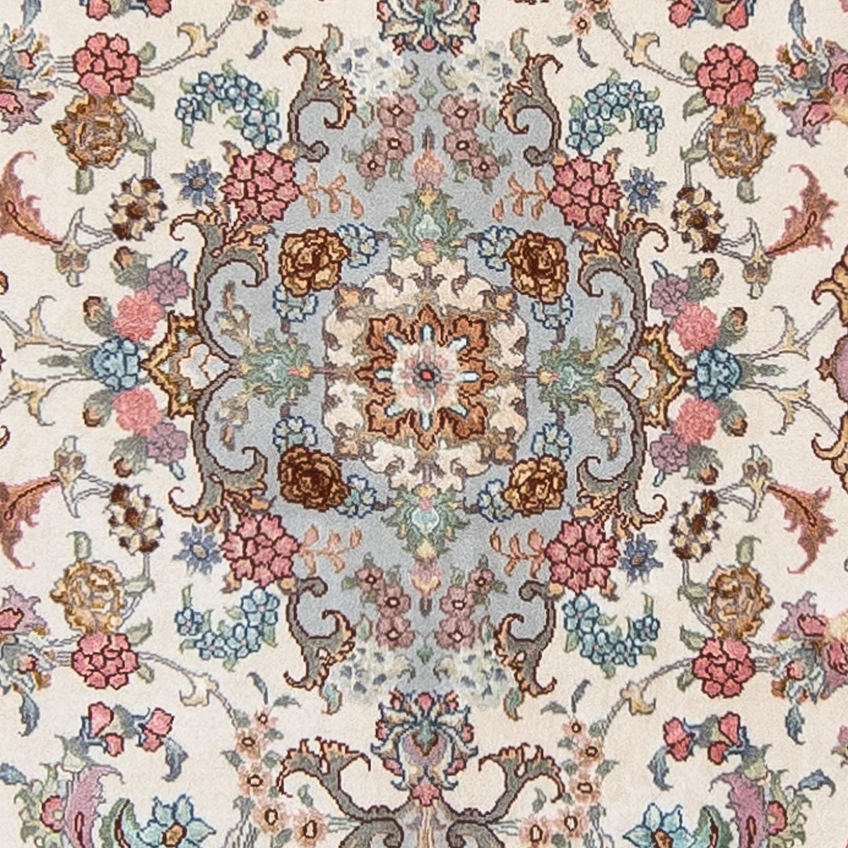 Tappeto corsia Tappeto Persero - Tabriz - Reale - 356 x 90 cm - beige