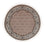 Tappeto Persero - Tabriz - Reale rotondo - 151 x 151 cm - beige